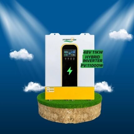 Hybridon 11KW 48V Parallel Hybrid Solar Inverter | Dual MPPT | SINGLE PHASE-High Power for Home & Commercial